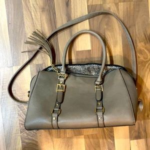Grey crossbody/tote